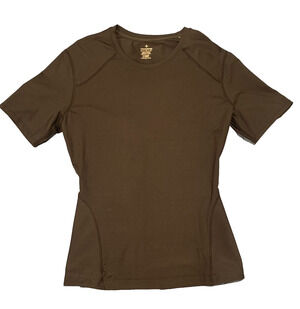 Tommie Copper Mens Lower Back Support Shirt Size L Black 0878mr Stretch All Day